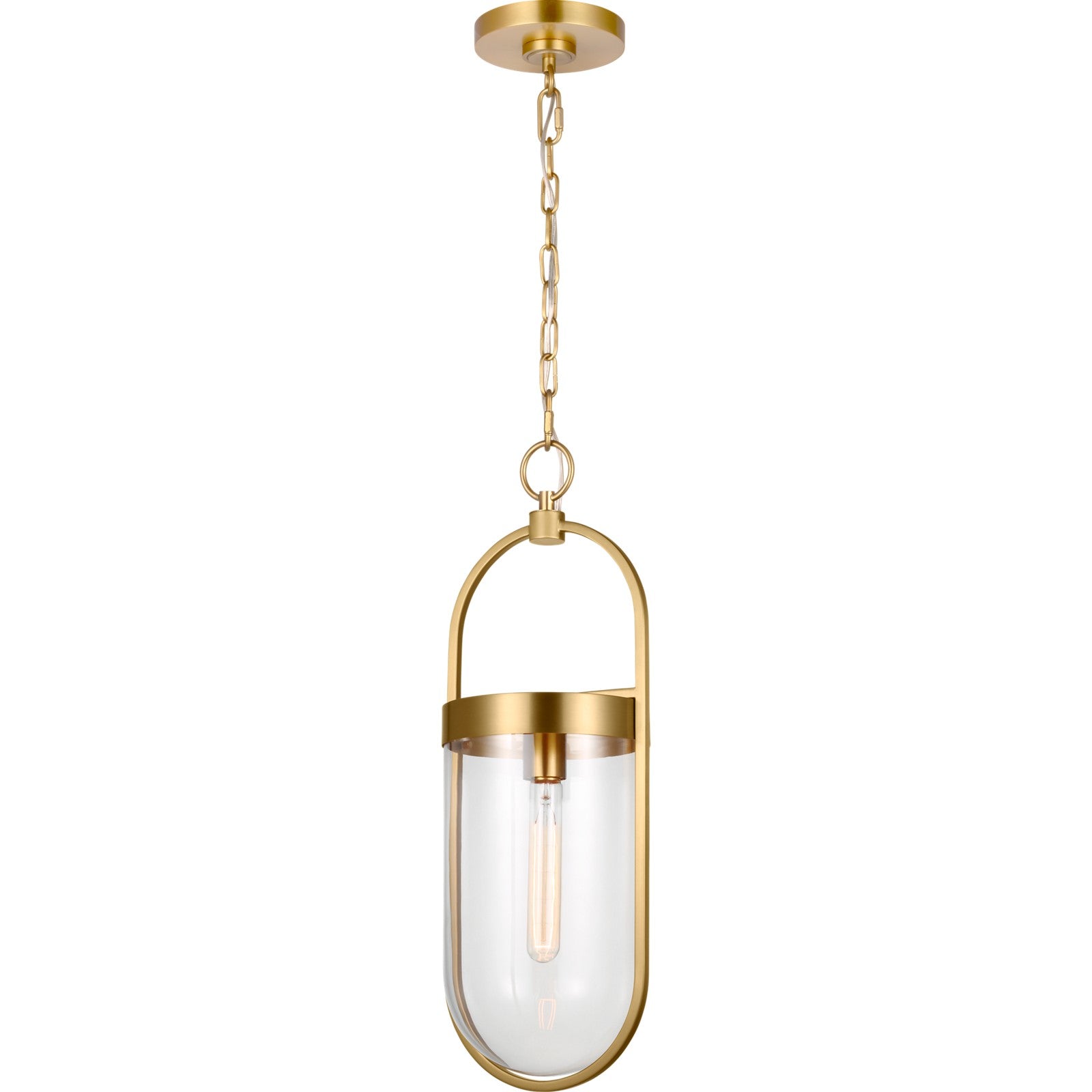 Blaine Small Pendant Aged Iron - Visual Comfort Ceiling Lights