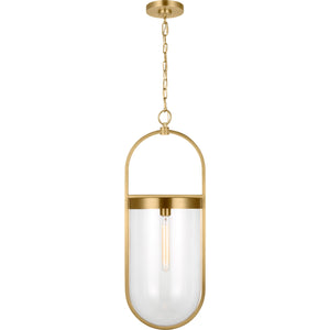 Blaine Large Pendant Aged Iron - Visual Comfort Ceiling Lights