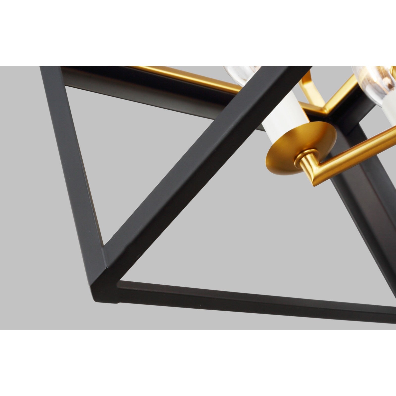 Carlow Flush Mount Midnight Black - Visual Comfort Ceiling Lights