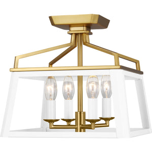 Carlow Flush Mount Midnight Black - Visual Comfort Ceiling Lights