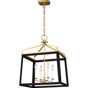 Carlow Large Lantern Midnight Black - Visual Comfort Ceiling Lights