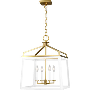 Carlow Large Lantern Midnight Black - Visual Comfort Ceiling Lights