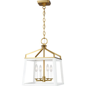 Carlow Medium Lantern Matte White - Visual Comfort Ceiling Lights
