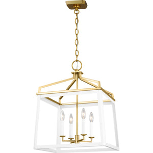 Carlow Large Lantern Midnight Black - Visual Comfort Ceiling Lights