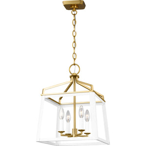 Carlow Medium Lantern Matte White - Visual Comfort Ceiling Lights
