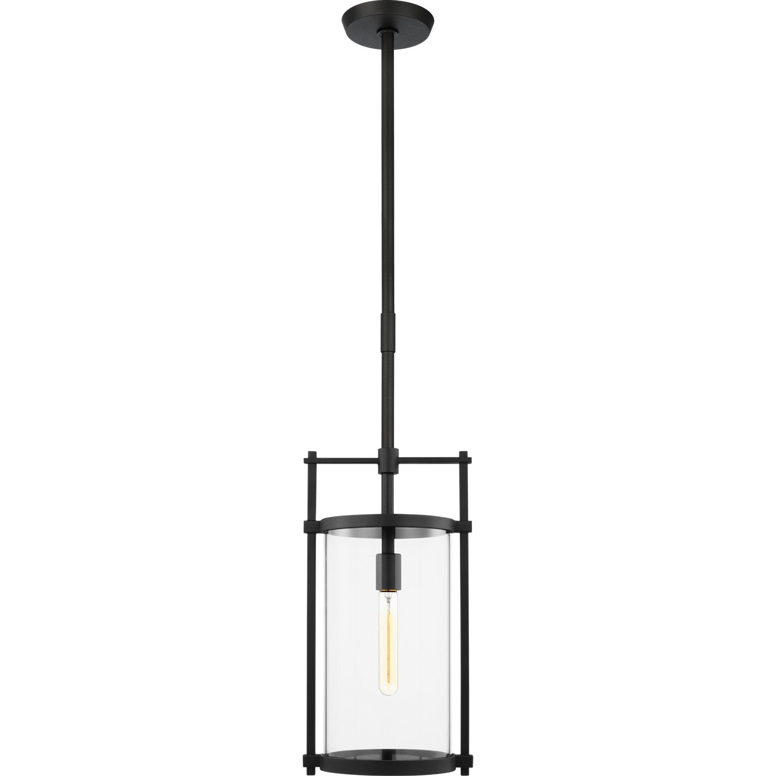 Eastham Outdoor Pendant Textured Black - Visual Comfort Outdoor Lighting