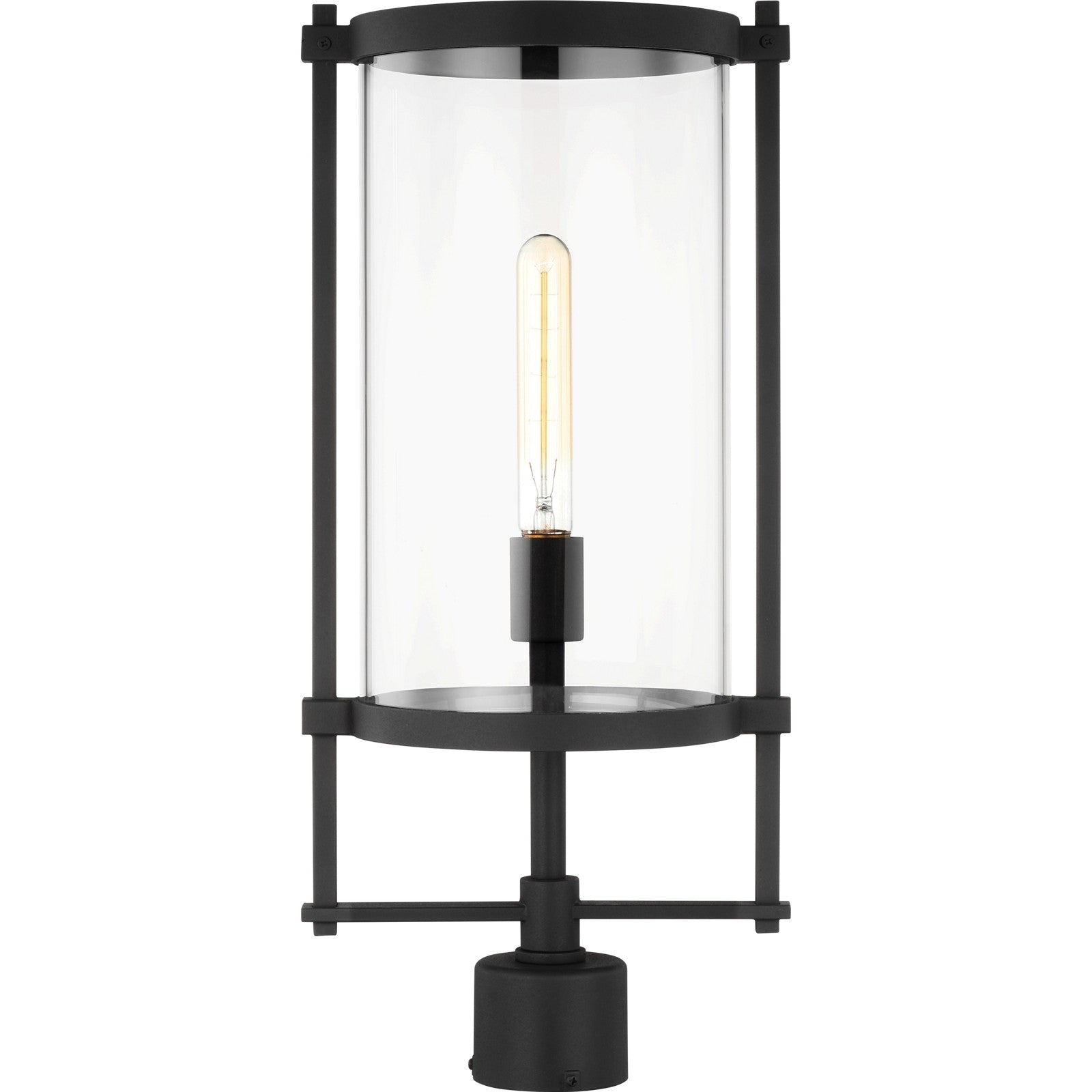 Eastham Outdoor Post Lantern Textured Black - Visual Comfort Outdoor Lighting