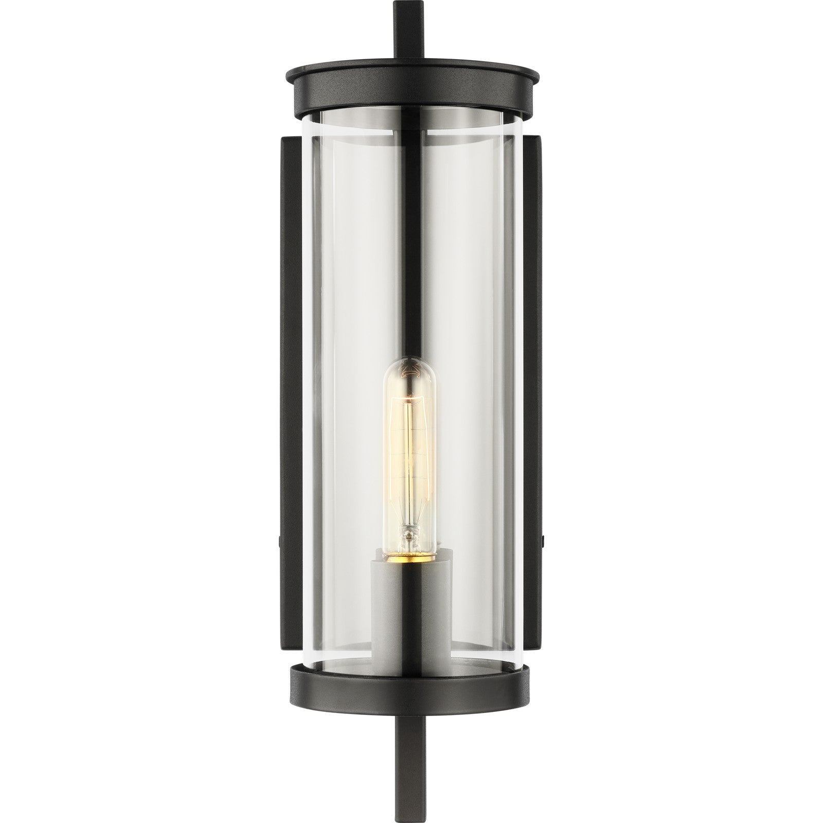 Eastham Small Wall Lantern Textured Black - Visual Comfort Outdoor Lighting