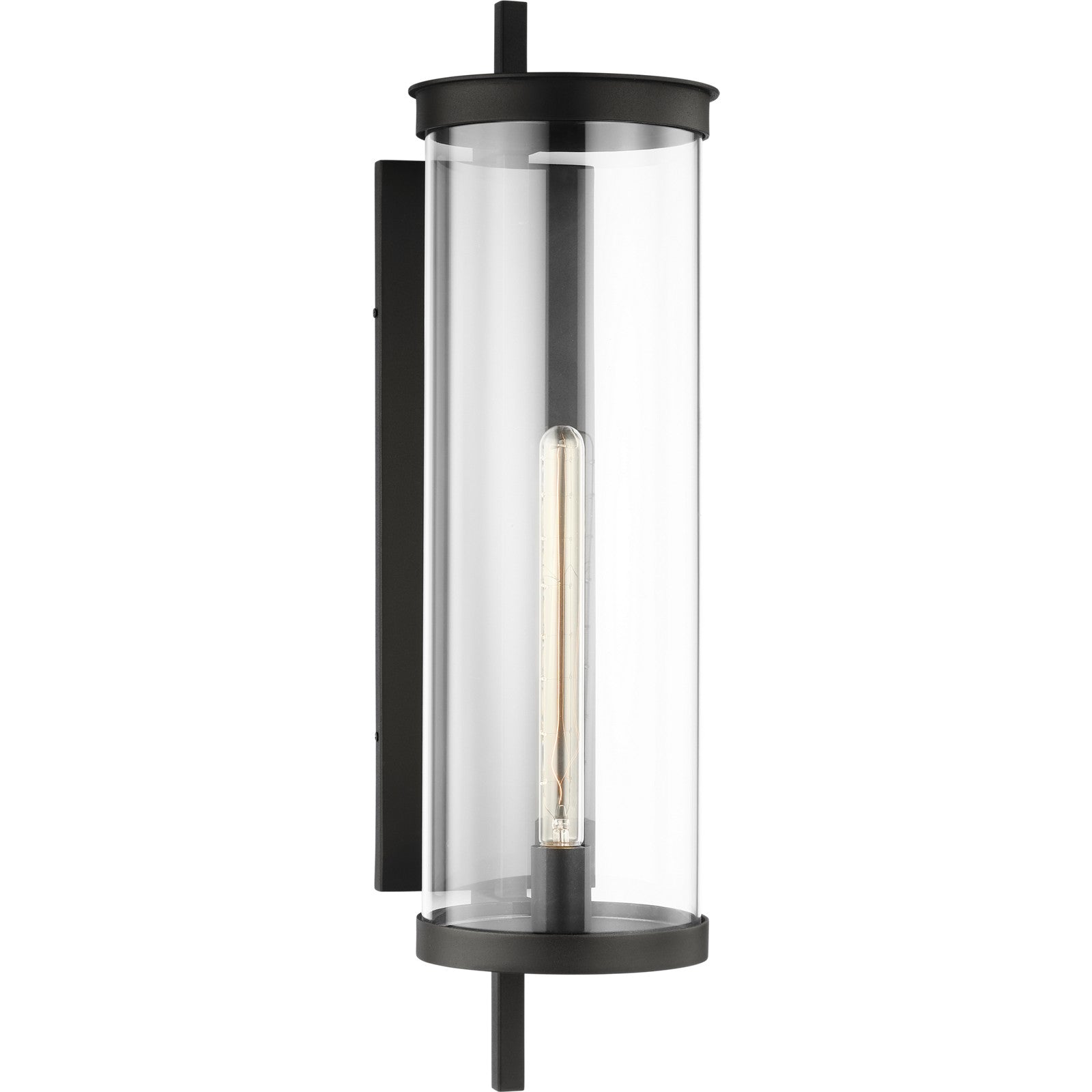 Eastham Extra Large Wall Lantern Textured Black - Visual Comfort Outdoor Lighting