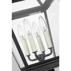 Falmouth Post Lantern in Dark Weathered Zinc - Visual Comfort Outdoor Lighting