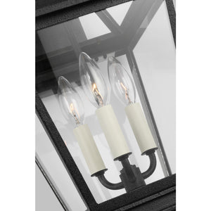 Falmouth Medium Outdoor Wall Lantern in Dark Weathered Zinc - Visual Comfort Outdoor Lighting