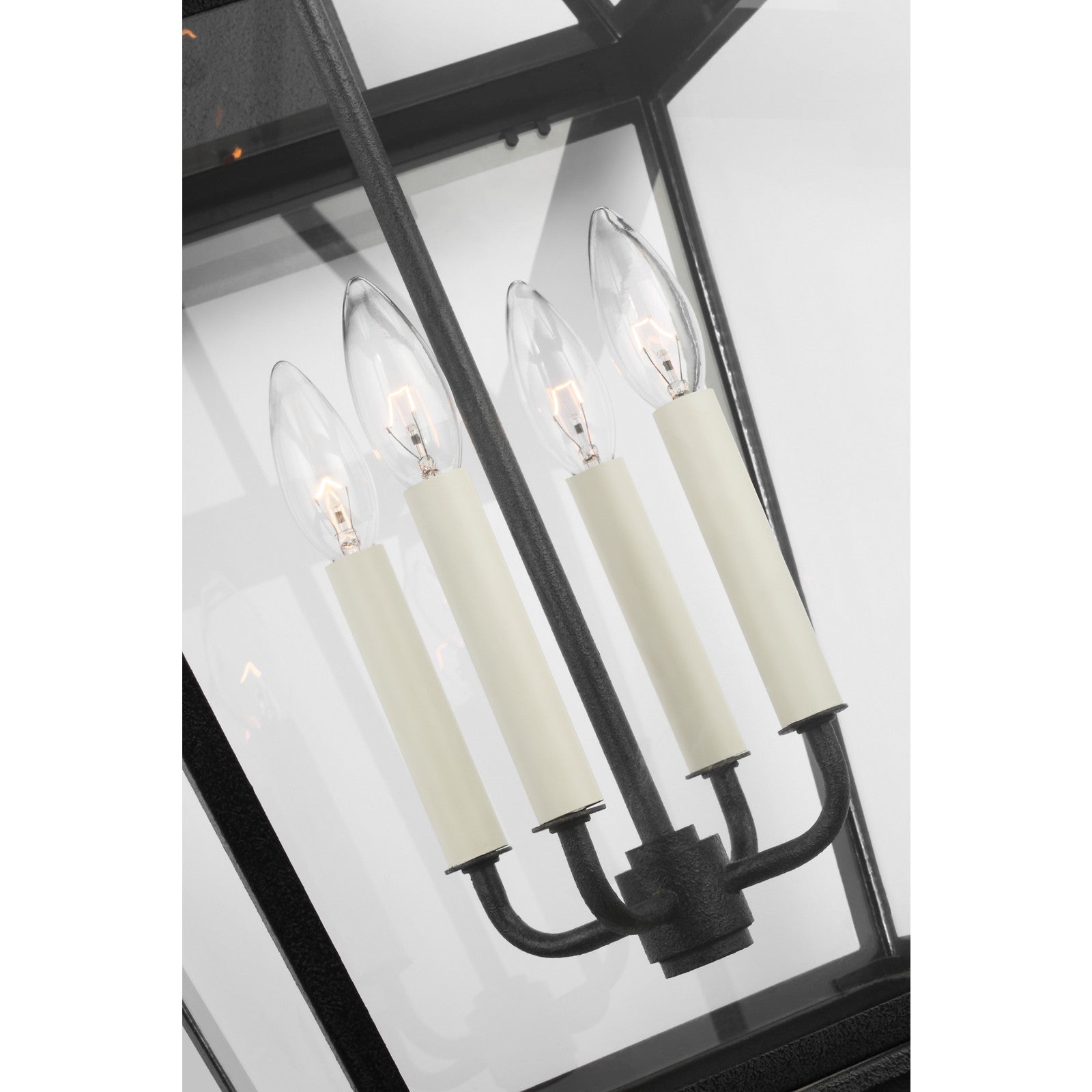 Falmouth Extra Large Outdoor Wall Lantern in Dark Weathered Zinc - Visual Comfort Outdoor Lighting