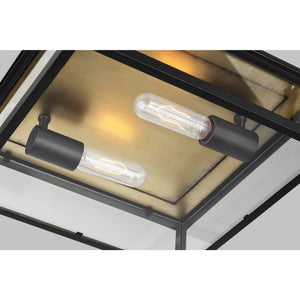 Freeport Large Outdoor Flush Mount in Heritage Copper - Visual Comfort Outdoor Lighting