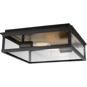Freeport Large Outdoor Flush Mount in Heritage Copper - Visual Comfort Outdoor Lighting