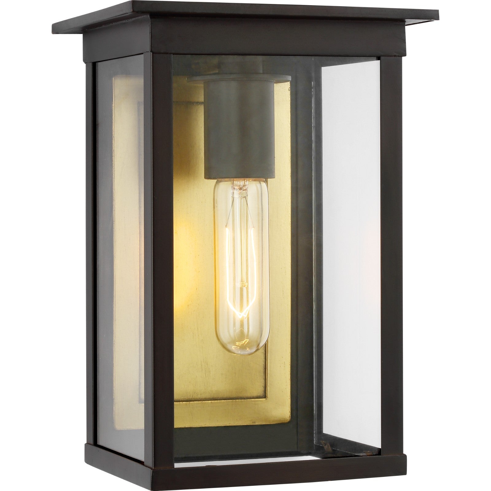 Freeport Small Outdoor Wall Lantern in Heritage Copper - Visual Comfort Outdoor Lighting