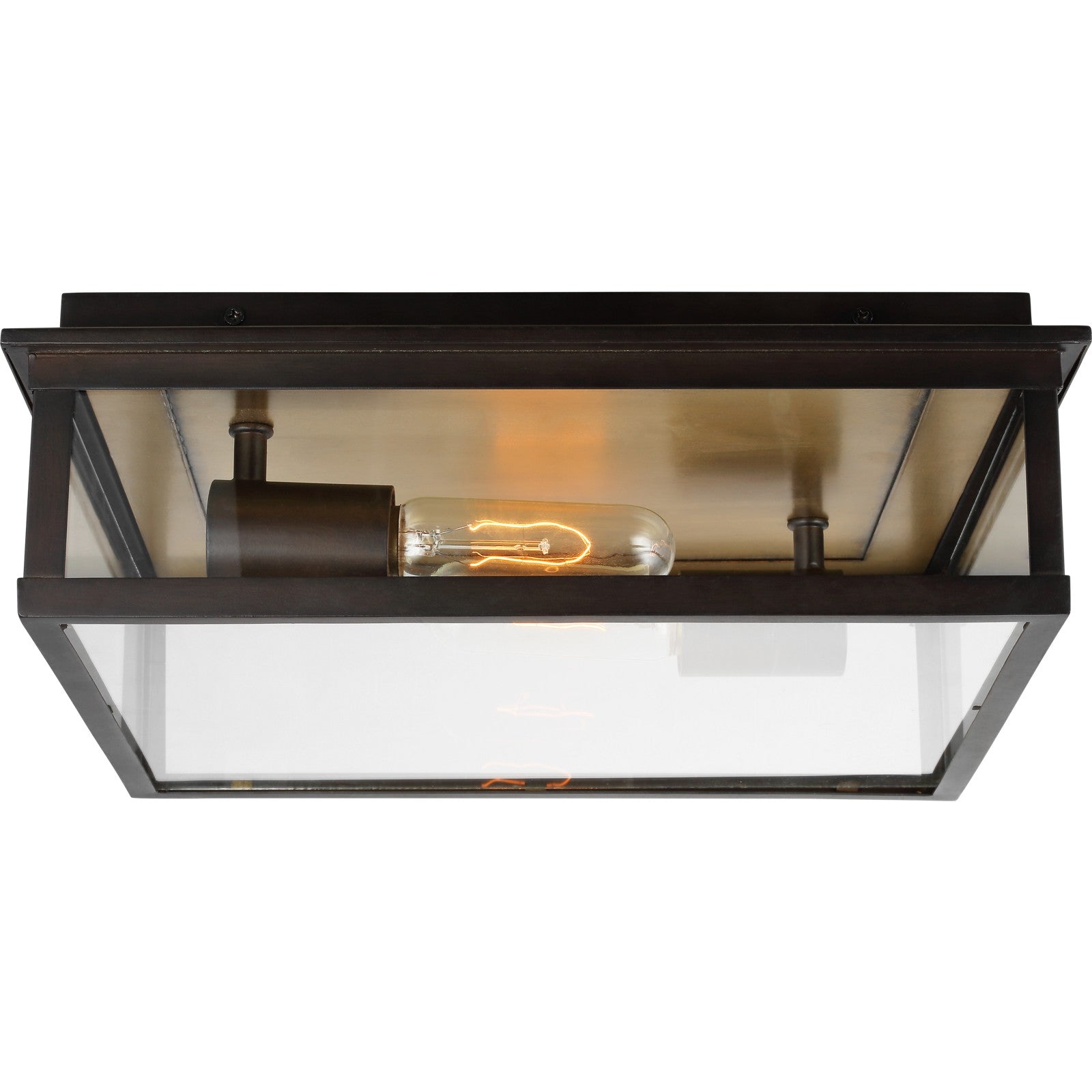 Freeport Large Outdoor Flush Mount in Heritage Copper - Visual Comfort Outdoor Lighting