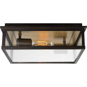 Freeport Large Outdoor Flush Mount in Heritage Copper - Visual Comfort Outdoor Lighting