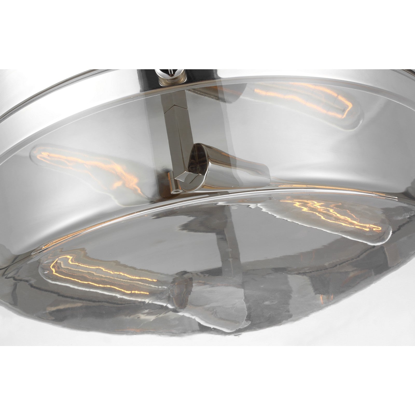 Garrett Large Flush Mount in Burnished Brass - Visual Comfort Ceiling Lights