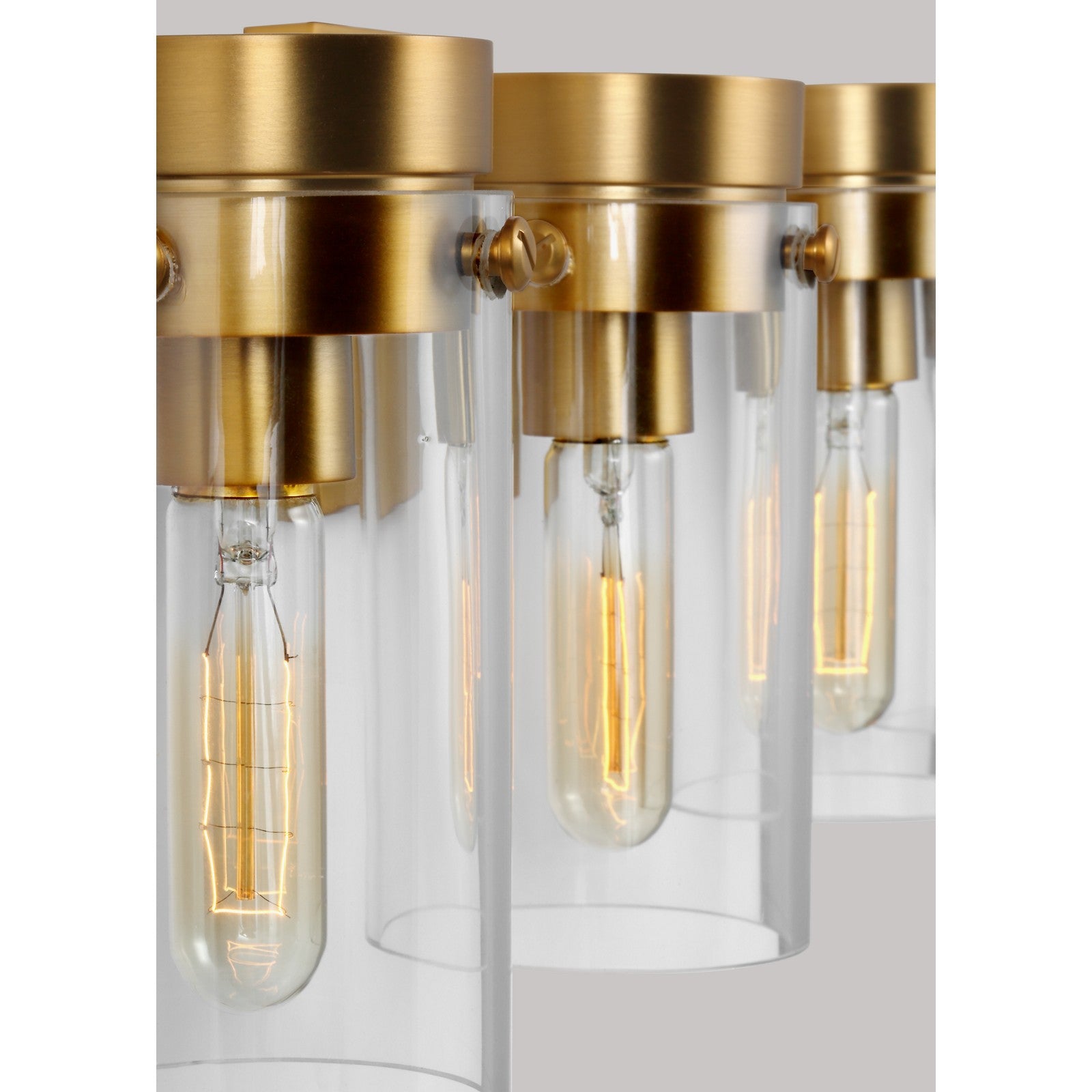 Garrett 4 - Light Vanity in Burnished Brass - Visual Comfort Wall Lights