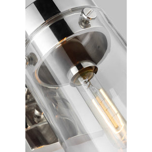 Garrett Sconce Polished Nickel - Visual Comfort Wall Lights