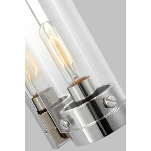 Garrett Linear Sconce Polished Nickel - Visual Comfort Wall Lights