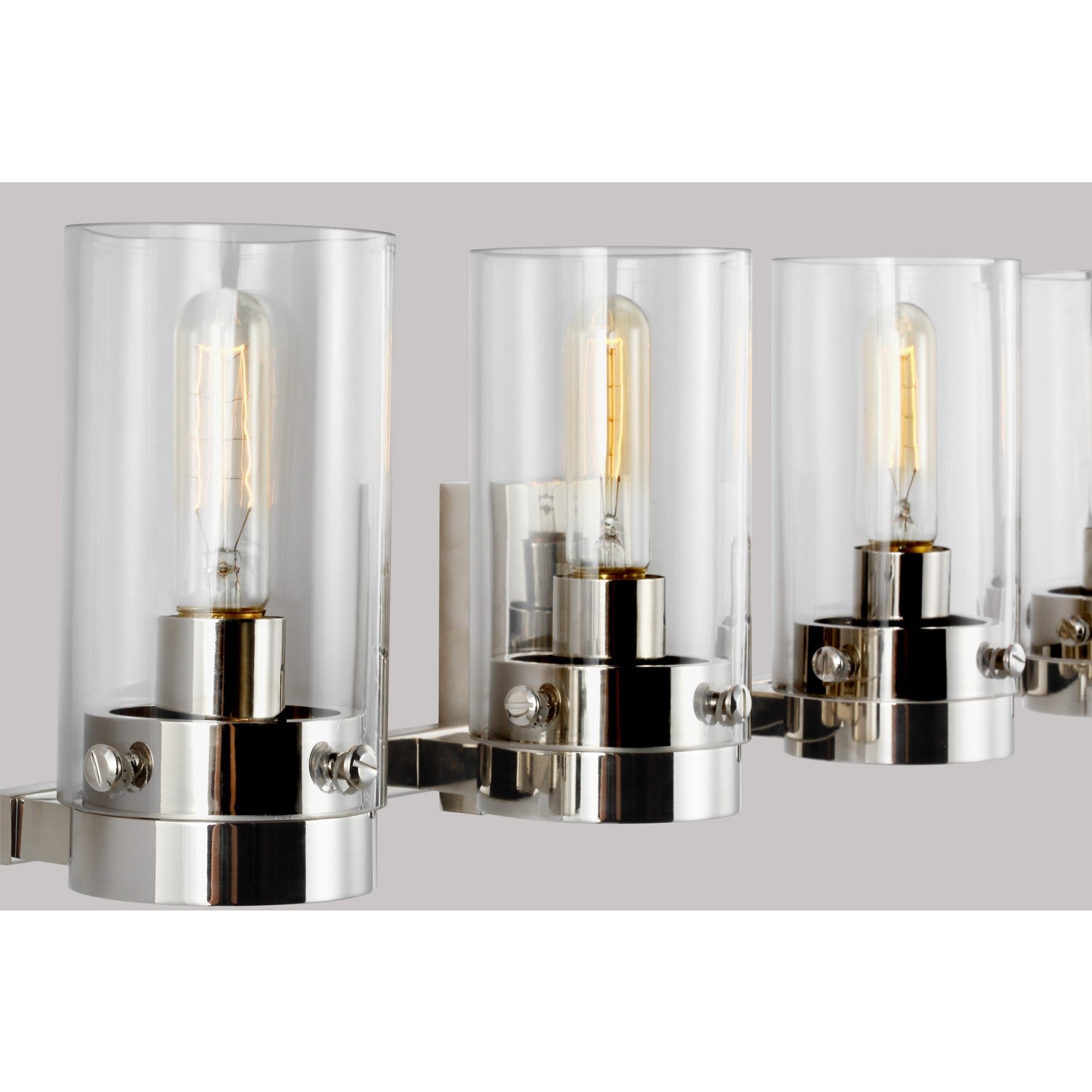 Garrett 4 - Light Vanity in Burnished Brass - Visual Comfort Wall Lights