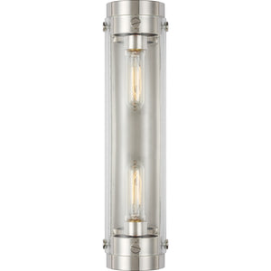 Garrett Linear Sconce Polished Nickel - Visual Comfort Wall Lights
