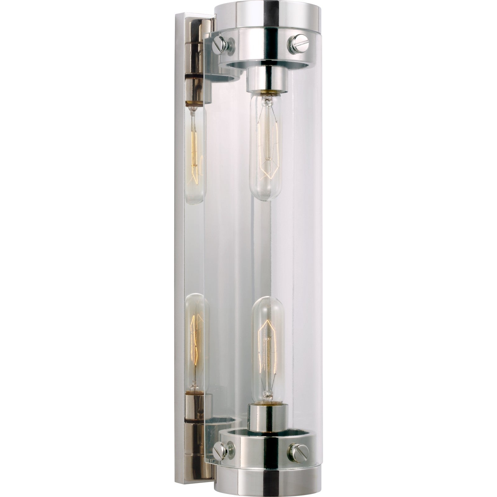 Garrett Linear Sconce Polished Nickel - Visual Comfort Wall Lights