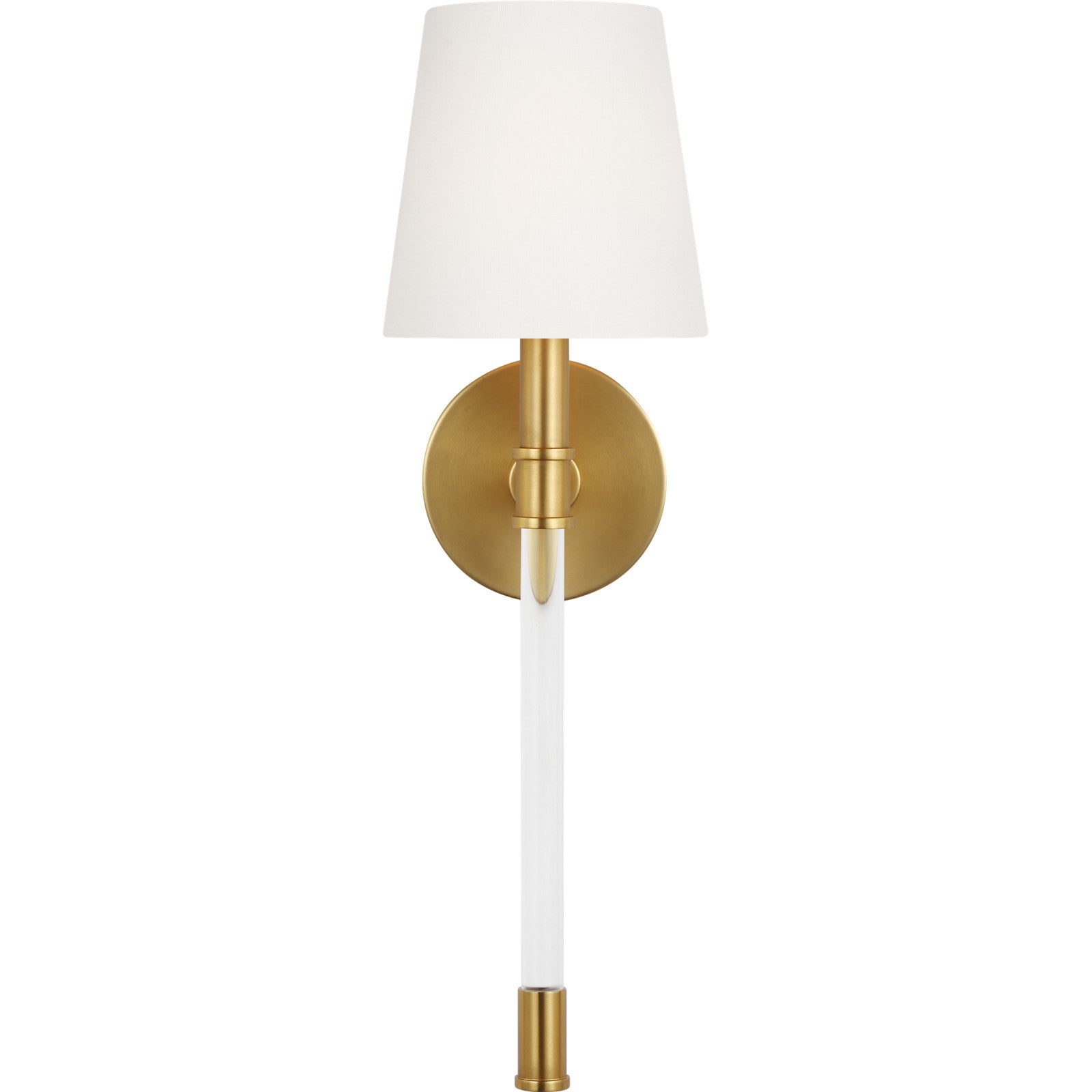 Hanover Sconce in Burnished Brass - Visual Comfort Wall Lights