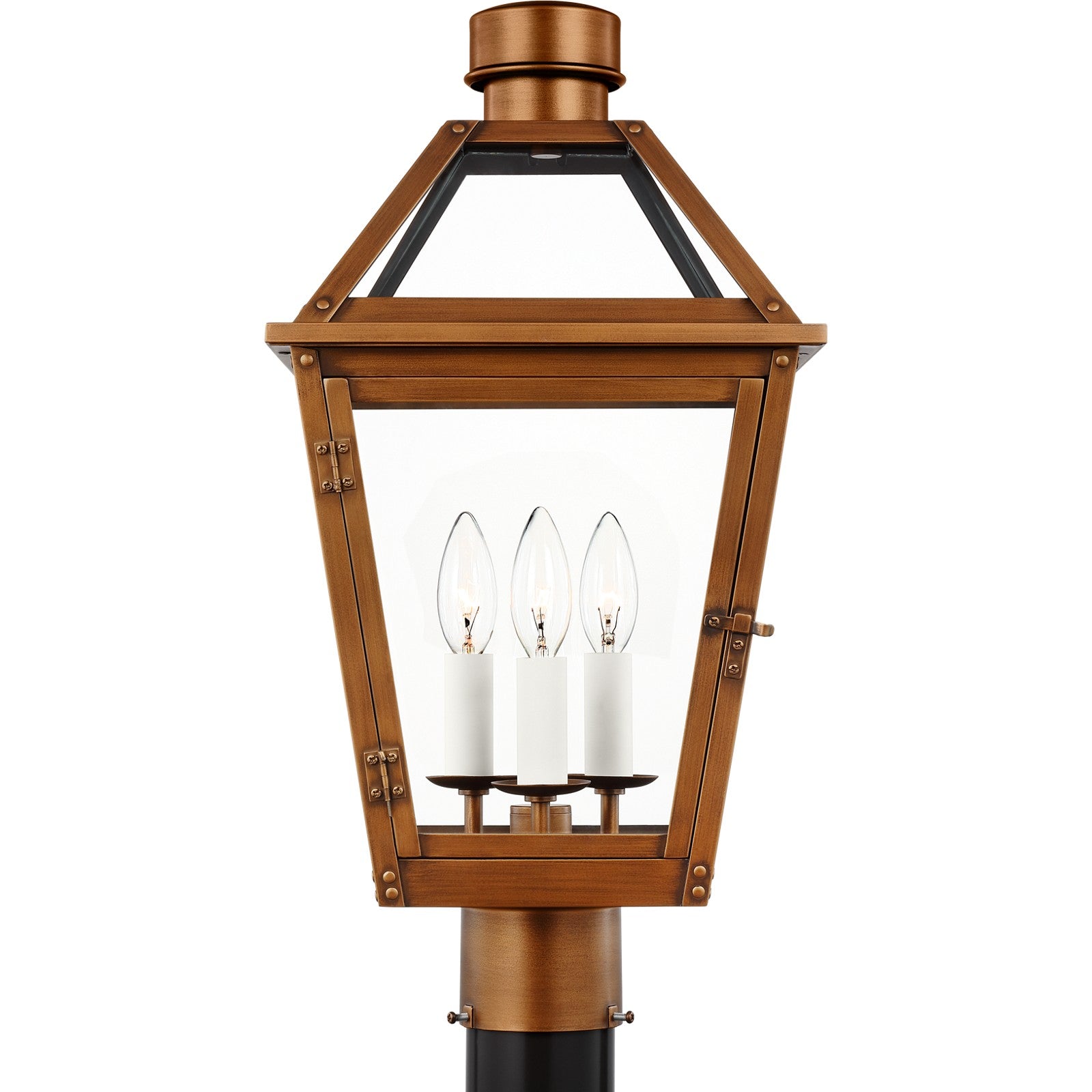 Hyannis Medium Post Textured Black - Visual Comfort Outdoor Lighting