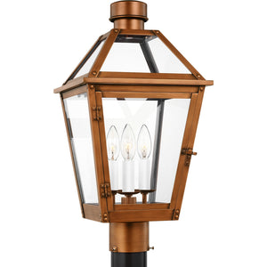Hyannis Medium Post Textured Black - Visual Comfort Outdoor Lighting