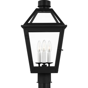 Hyannis Medium Post Textured Black - Visual Comfort Outdoor Lighting
