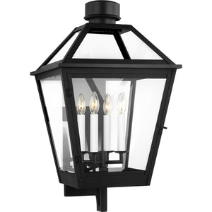 Hyannis Extra Large Lantern Textured Black - Visual Comfort Outdoor Lighting