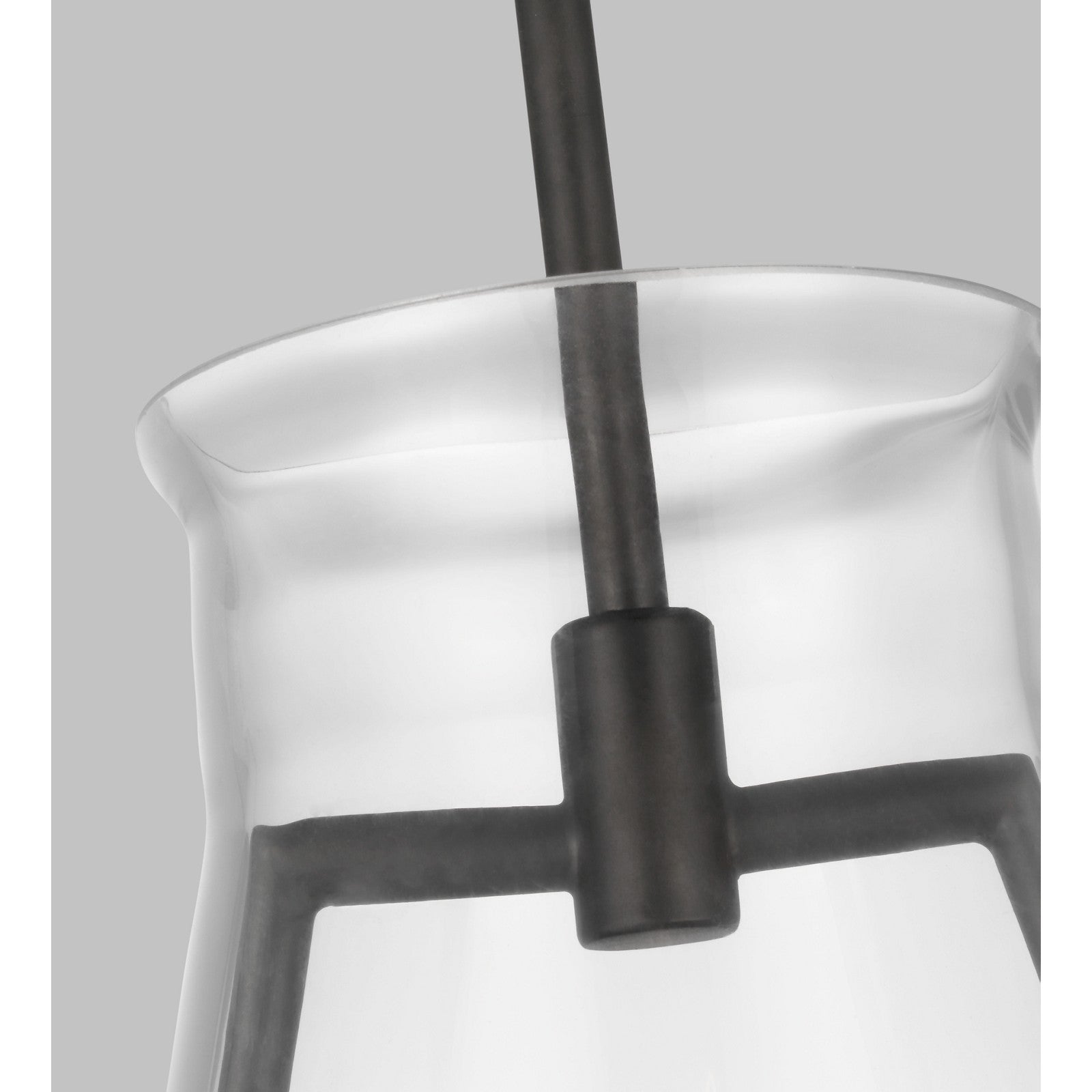 Keystone Large Pendant Aged Iron - Visual Comfort Ceiling Lights