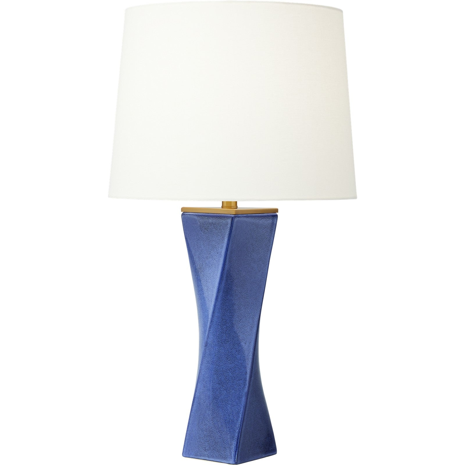 Lagos Table Lamp Frosted Blue - Visual Comfort Table Lamps