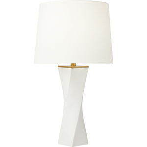 Lagos Table Lamp Frosted Blue - Visual Comfort Table Lamps
