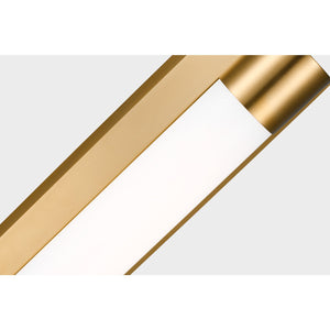 Loring Small Vanity Burnished Brass - Visual Comfort Wall Lights