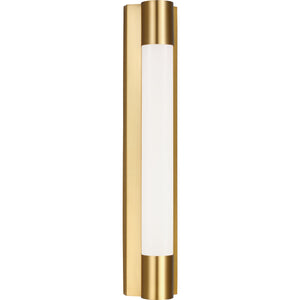 Loring Medium Vanity Burnished Brass - Visual Comfort Wall Lights