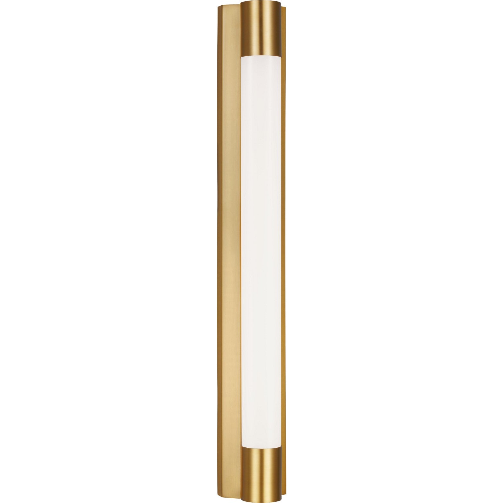 Loring Large Vanity Burnished Brass Bulbs Inc - Visual Comfort Wall Lights