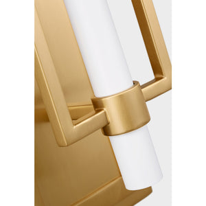 Marston Tall Sconce Burnished Brass - Visual Comfort Wall Lights