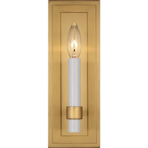 Marston Single Wall Sconce Burnished Brass - Visual Comfort Wall Lights