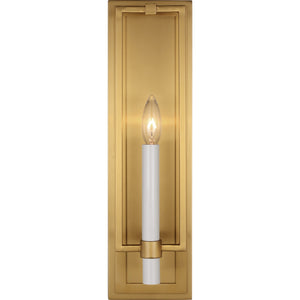 Marston Tall Sconce Burnished Brass - Visual Comfort Wall Lights
