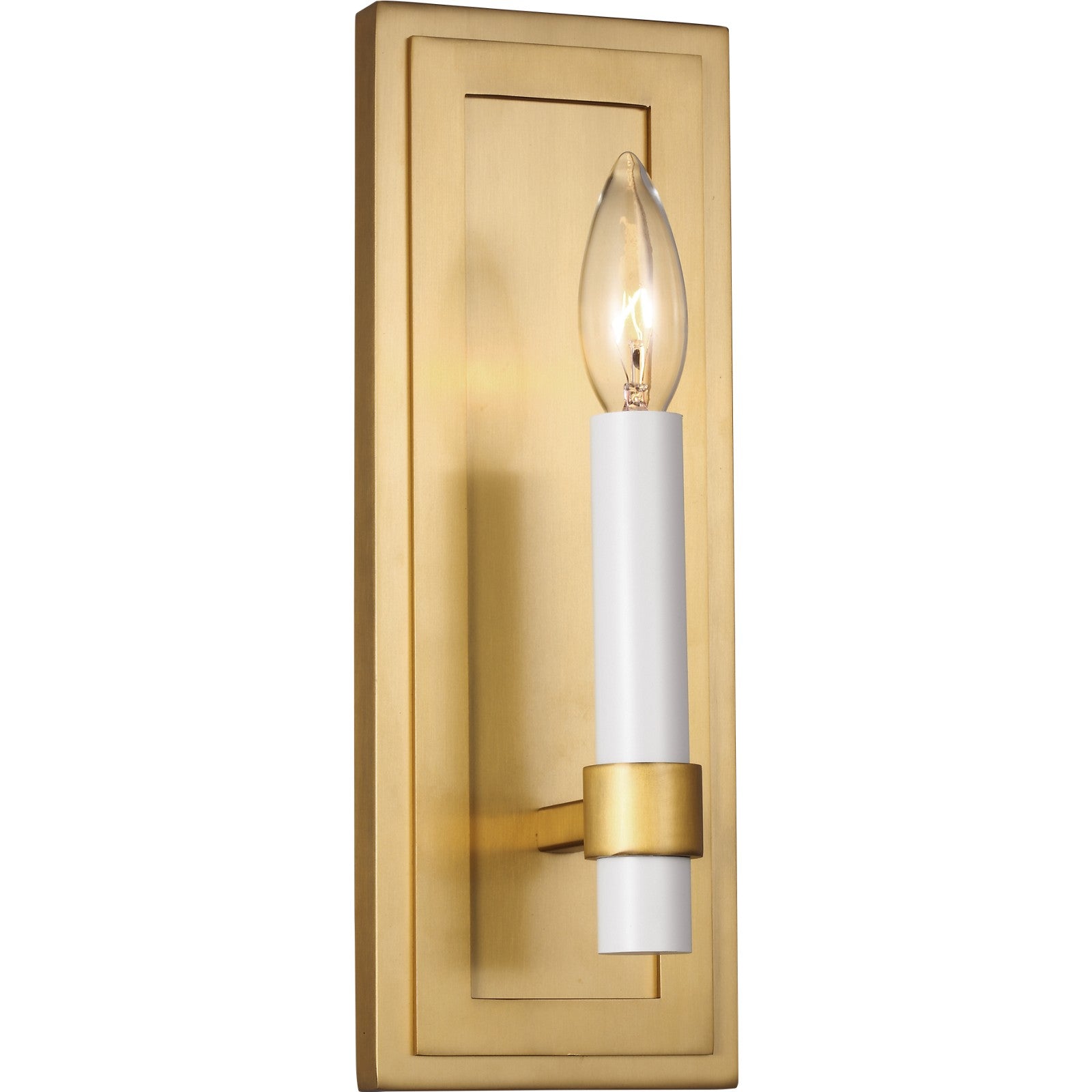 Marston Single Wall Sconce Burnished Brass - Visual Comfort Wall Lights