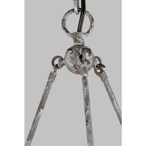 Richmond Medium Chandelier Weathered Galvanized - Visual Comfort Ceiling Lights