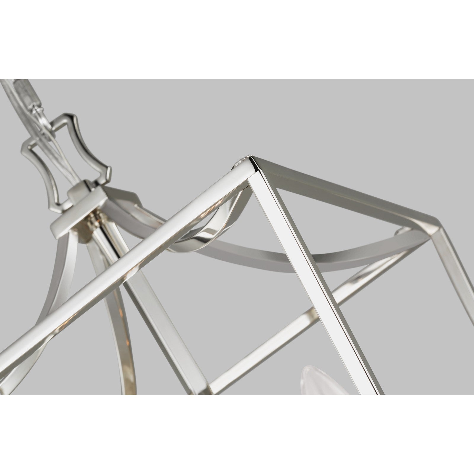 Southold Mini Lantern Polished Nickel - Visual Comfort Ceiling Lights