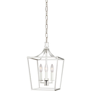 Southold Mini Lantern Polished Nickel - Visual Comfort Ceiling Lights