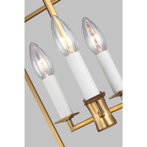 Southold Small Lantern Burnished Brass - Visual Comfort Ceiling Lights