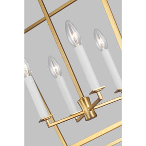 Southold Medium Lantern Burnished Brass - Visual Comfort Ceiling Lights