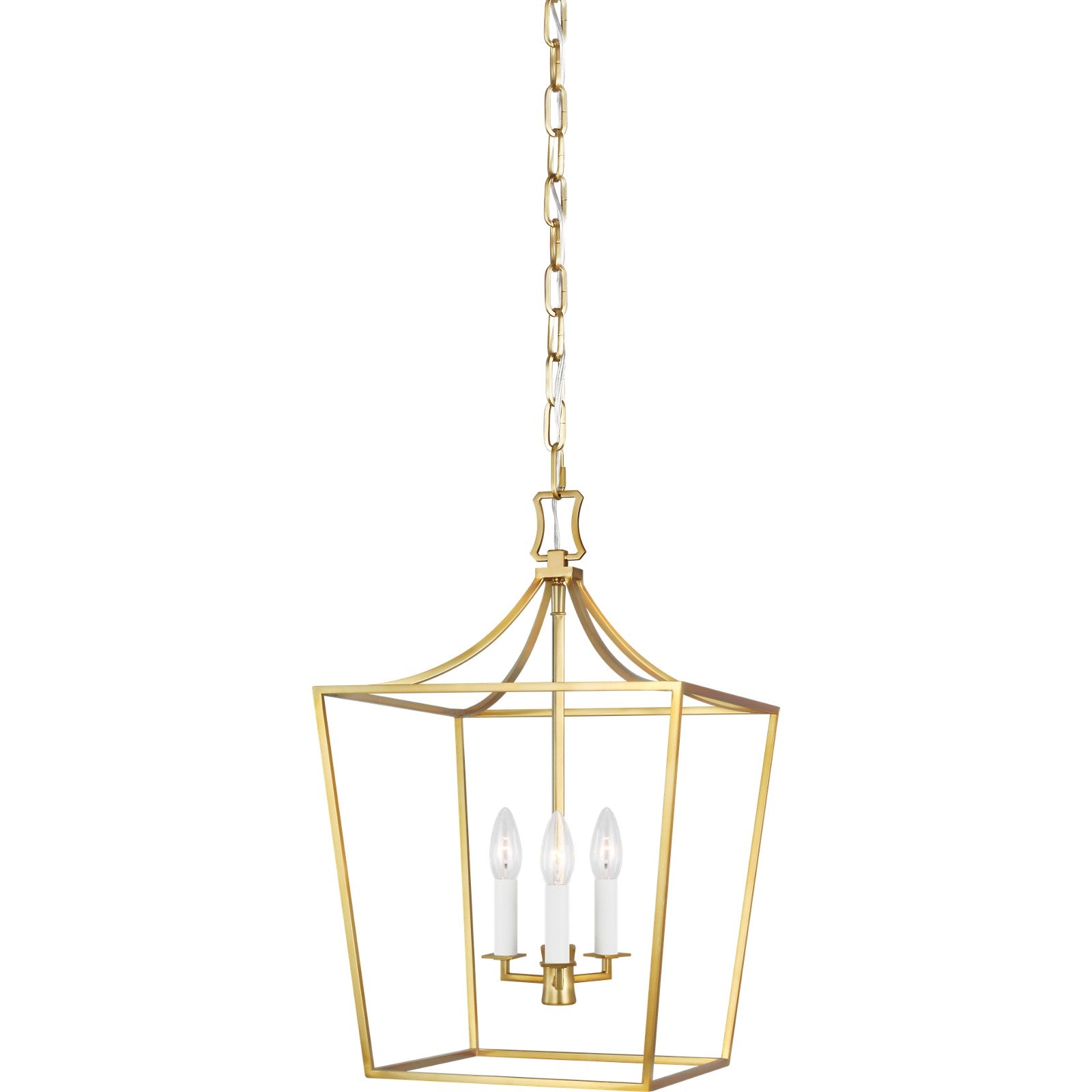Southold Small Lantern Burnished Brass - Visual Comfort Ceiling Lights