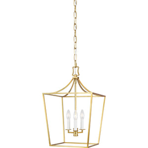 Southold Small Lantern Burnished Brass - Visual Comfort Ceiling Lights